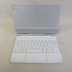 Apple Magic Keyboard for iPad Air 10.9" 11" Keyboard Folio Case White A2261 - Picture 1 of 5