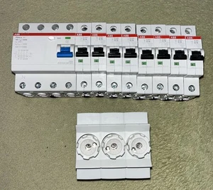 ABB Fehlerstrom-Schutzschalter F204 A-40/0.03 4-polig mit 8xS201 B16 +D02 3x35A - Bild 1 von 4