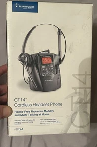 Plantronics CT14 DECT CORDLESS HEADSET PHONE WITH MAIN BASE AND AC - Zdjęcie 1 z 9