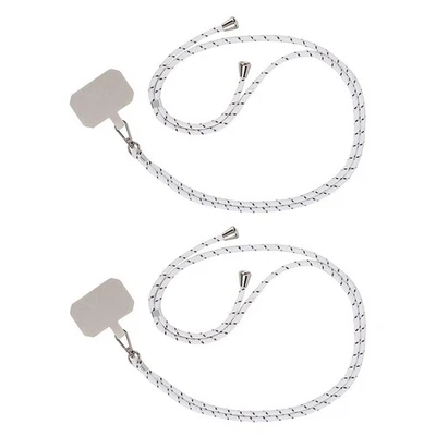 2 Kit Universal Phone Lanyard Case Cover Holder Sling Strap Neck Cord For iPhone - Image 1 of 4