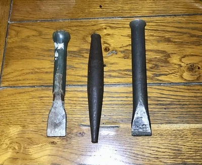 De colección Cincel Frío Punzón Albañilería Piedra Albañil Herrero Esculpir Cinceles Herramientas Foto 1 de 4