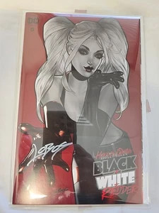 HARLEY QUINN: Black White & Redder #5 Pablo LOBOS Villalobos SIGNED W/ COA - Picture 1 of 5