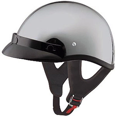 MEDIO CASCO THH T-69 PLATEADO (XXL) APROBADO POR PUNTOS Foto 1 de 1
