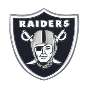 Las Vegas Raiders Solid Metal Auto Color Emblem - Picture 1 of 2