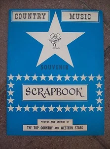 RARE Detroit Country Music Souvenir SCRAPBOOK Program TOP COUNTRY WESTERN STARS - Picture 1 of 11