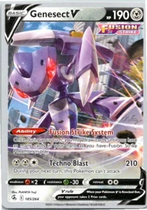 Genesect V 185/264 2022 Pokemon World Championships Fusion Strike Variant U44 - Picture 1 of 2