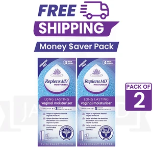 Replens Md Vaginal Gel 12 Applications 4 Week Supply-PACK OF 2 - Picture 1 of 4