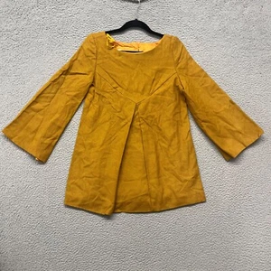 Vintage S Howard Hirsh California Top Damen 9/10 gelb Tunika Hippie Retro 60er 70er - Bild 1 von 13