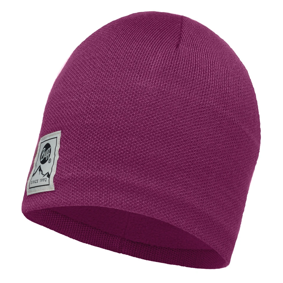 Бафф - твердое тело - вязаный и полярный Beanie шляпа - Изображение 1 из 1