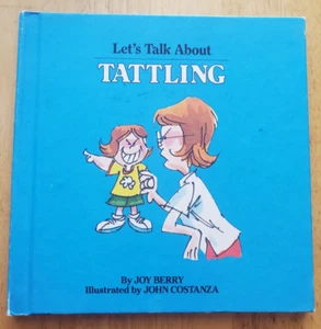 Let's Talk About Tattling Book by Joy Berry 1982 Grolier Enterprises - Picture 1 of 3