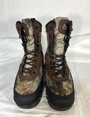 BOTAS ROCKY CORE IMPERMEABLES 400G AISLADAS EXTERIOR 8" Talla 9.5 W Marrón Realtree Foto 1 de 4