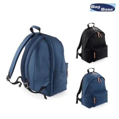 BagBase Campus Ordinateur Portable Sac À Dos BG265 - Voyage Sac École Sac À Dos - Photo 1/2