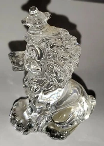 Princess House 24% Lead Crystal Rocking Lion Germany EUC - Picture 1 of 9