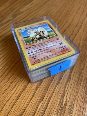 Pokémon Base Set / Uncommon, Common, Trainer, Energy - PARTIAL SET 1 - Image 1 of 4