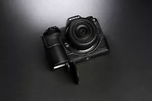 Funda de cuero genuino para media cámara para cámara Nikon Z6III Z6 III - Imagen 1 de 37
