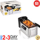 Professional-Style Electric Deep Fryer Cooker Home Countertop Basket Fries 2 L photo
