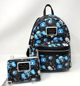 NWT Loungefly Disney Parks Haunted Mansion Chibi Style Mini Backpack & Wallet C - Picture 1 of 15