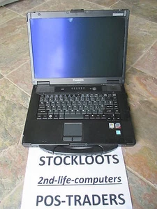 Panasonic CF-52 Win 7 PRO ToughBook RUGGED GPRS C2D 1,8Ghz 2GB RAM 80GB DVD RW - Afbeelding 1 van 7