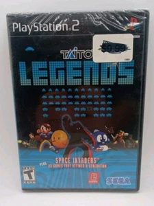PLAYSTATION 2 - TAITO LEGENDS Game CIB New Factory SEALED Space Invaders  - Picture 1 of 3