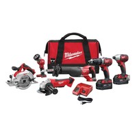 M18 18-Volt Lithium-Ion Cordless Combo Tool Kit (6-Tool) with Batteries