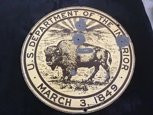 antik selten US Department of the Interior 3. März 1849 - Bild 1 von 2