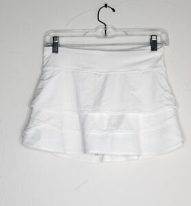 Athleta Girl White Swing Skort Tennis Golf Skirt Size L (12)Y