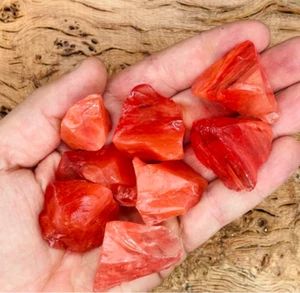 3PCS AAA+ Raw Cherry Stone Rough Cherry stone High Energy Attract Romantic - Picture 1 of 4