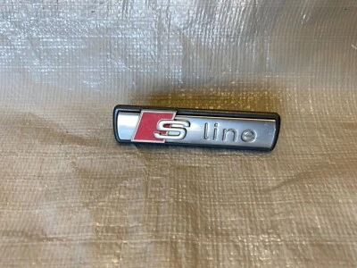 Audi A6 S6 2005 2006 2007 2008 placa parrilla delantera cromo emblema línea S  Foto 1 de 2