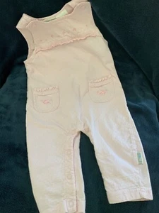 McDonalds McBaby Girls Pink Jumper 6-9 Months Snap Crotch preowned Romper Vntg - Picture 1 of 5