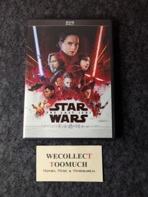 Star Wars The Last Jedi 2018 DVD Disney Widescreen First Edition Carrie Fisher * - Image 1 of 4