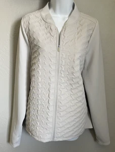 Avia Jacket Gray Womens XXL (20) Full Zip Pockets Running Athleisure Lightweight - Picture 1 of 12