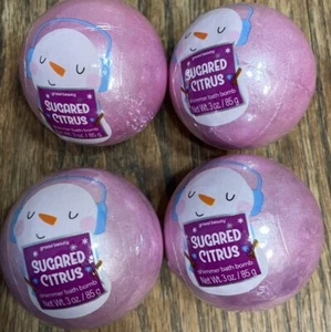 Bombe da bagno Groovi Shimmer "Agrumi Zuccherati" X 4. Nuovo Da CVS. SPEDIZIONE GRATUITA!! - Foto 1 di 2