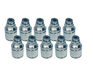 Push to Connect Tube Connector Fitting for 1/4" NPT to 1/8" od Air Line 10 Pack - Foto 1 di 3