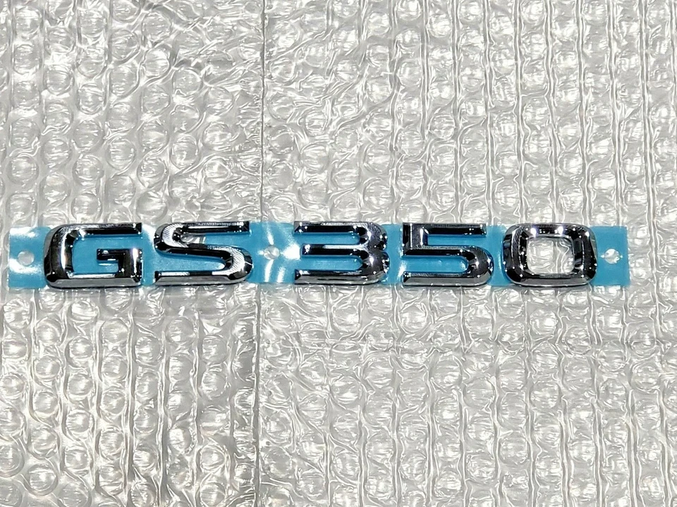 13-19 NUEVO EMBLEMA MALETERO TRASERO CROMADO LEXUS GS350 2013 2014 15 2016 2017 2018 2019 Foto 1 de 1