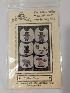 New The Village Peddler-Baby Bibs Pattern DIY SEWING Teddy Bear SHEEP sailboat - Picture 1 of 4