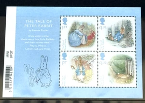 GB 2016 MNH BEATRIX POTTER UMM BARCODE MINIATURE MINI SHEET MS3868 Mint - Picture 1 of 2
