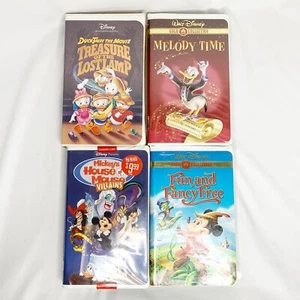Vintage Disney Mickey & Friends VHS Movie Lot Ducktales Donald Villain Clamshell - Bild 1 von 5