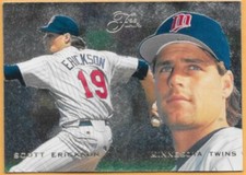 SCOTT ERICKSON MINNESOTA TWINS #279 - FLAIR NM-MT 1995