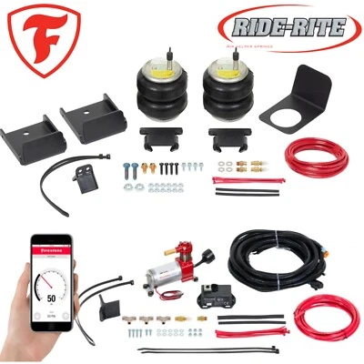 Bolsas Firestone Ride Rite con compresor inalámbrico para Silverado Sierra 1500 19-25 Foto 1 de 4