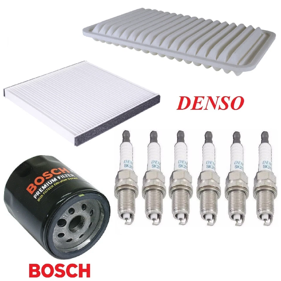 Kit de puesta a punto filtros de aceite cabina de aire bujías para Toyota Sienna 3,3 L 2004-2006 Foto 1 de 1