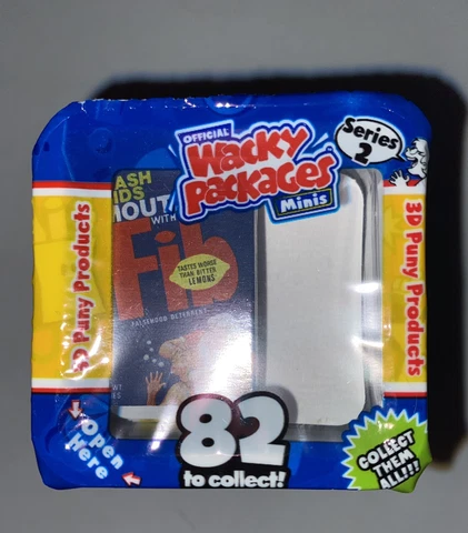Wacky Packages Minis 3D Series 2 Figure FIB New Sealed  5 Figures New Cover