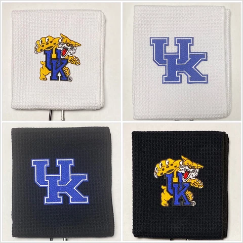 Kentucky Wildcats Golf Towel 12x20 with carabiner Cover