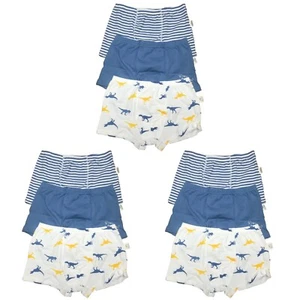 9 Packs Toddler Kids Little Boys Cotton Underwear Boxer Briefs 4T 5T 6T 7T 8T - Picture 1 of 4