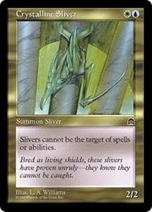 MTG - CRYSTALLINE SLIVER - Stronghold (U) - Picture 1 of 1