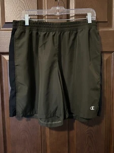 Champion Mesh Side Shorts Men's Elastic Waist Authentic Athleticwear sz XL Green - Picture 1 of 4