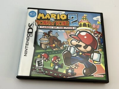 Mario vs. Donkey Kong 2: March of the Minis (DS, 2006) Authentic Complete CIB - Image 1 of 4