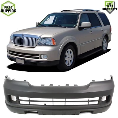 Front Bumper Cover Primed Plastic For 2005-2006 Lincoln Navigator - Изображение 1 из 4