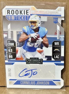 Cornelius Johnson 2024 Panini Contenders Rookie Ticket Autograph Die Cut #/83 SP - Picture 1 of 2