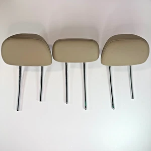 Juego de 3 reposacabezas asiento trasero beige mercedes c250 2010-2014 OEM - Imagen 1 de 7