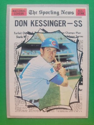 1970 Topps Don Kessinger All Star #458 Chicago Cubs EX limpio con gran color Foto 1 de 3